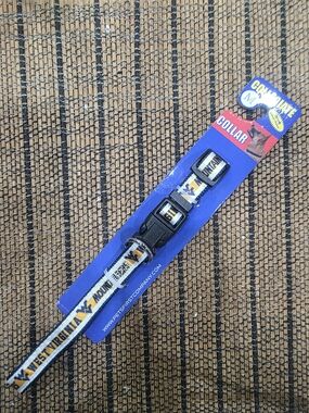 Pets First West Virginia Pet Collar - Blue & Gold